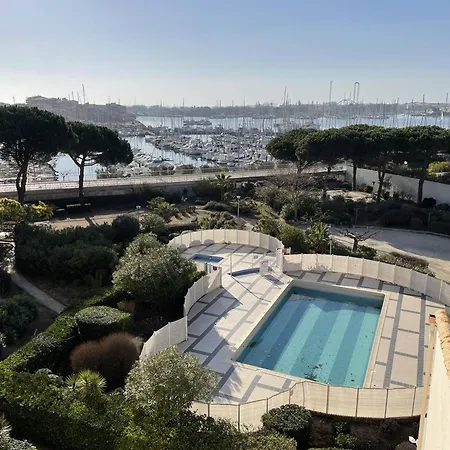 Port, Vue Magnifique, Piscine, Clim, Parking Prive - Fr-1-723-122 *